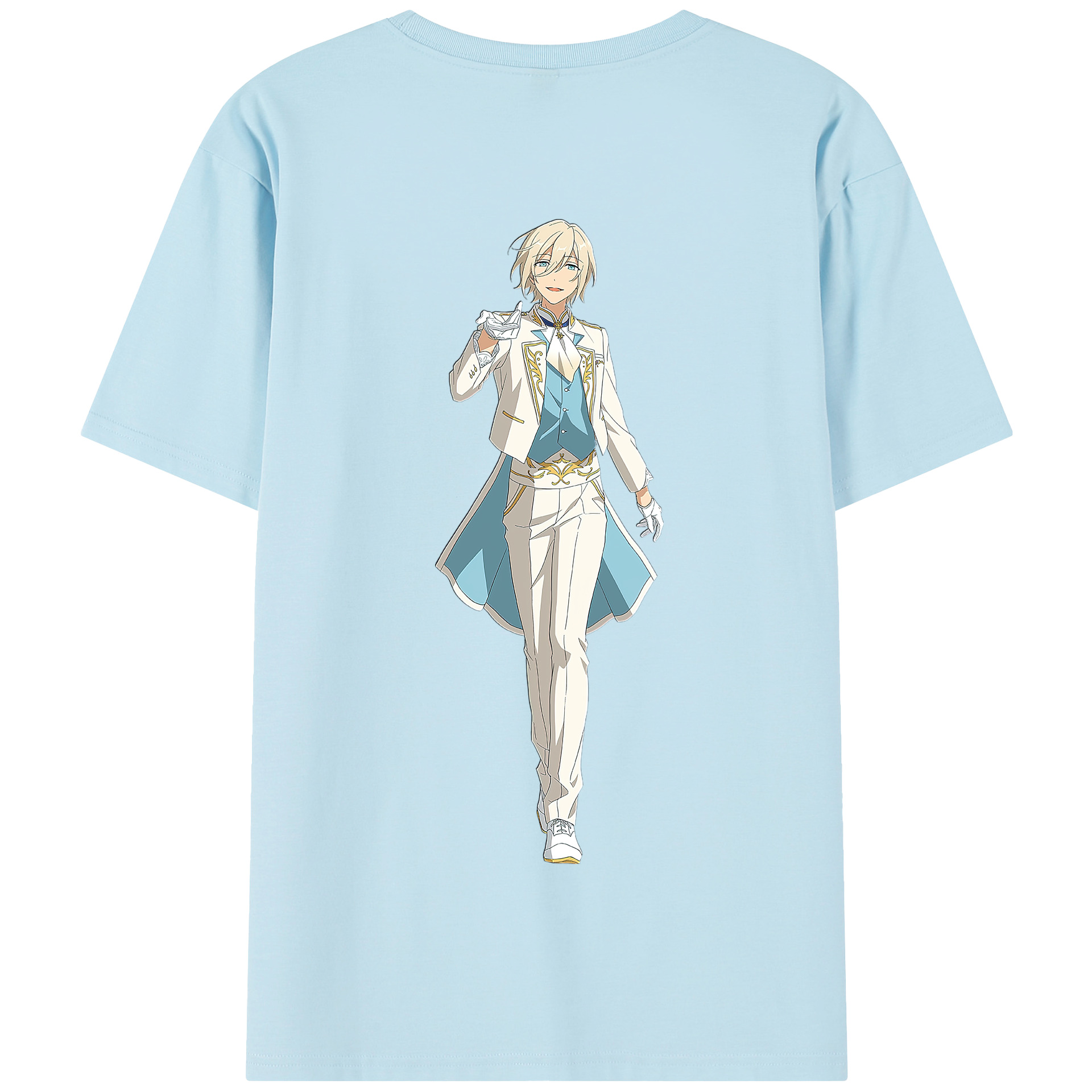 （画像用） あんさんぶるスターズ! Ensemble Stars 綿100％半袖Tシャツ（背面プリント）